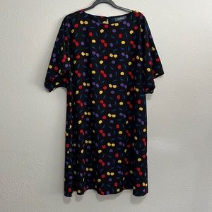 ModCloth cherry pattern dress size 1X